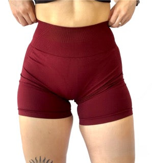 Core seamless shorts - Wine